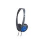 Panasonic RP-HT010E Auriculares Supraaurales Diadema Alámbricos para Música, Negro y Azul, Respuesta en Frecuencia 16 - 22000 Hz