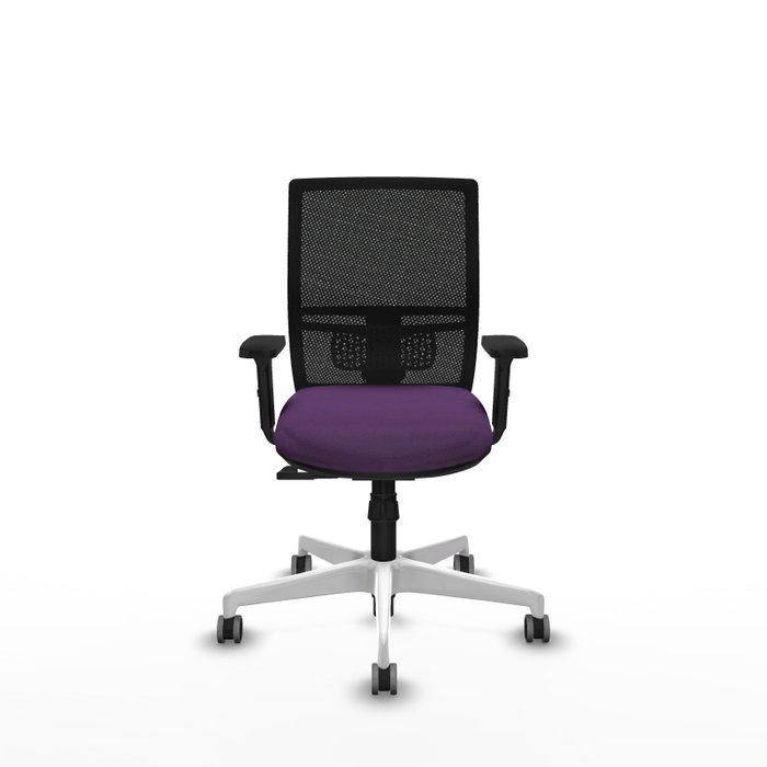 PIQUERAS Y CRESPO Silla de oficina Yunquera Morada con mecanismo Sincro