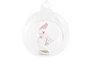 DKD Home Decor Decoracion Colgante Navidad Fantasia Rojo Resina Cristal 6 x 8 x 7 cm (4 Unidades)