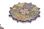 DKD Home Decor Imanes Azulejos Dorado Surtido 6