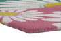 DKD Home Decor Felpudo Fibra de coco Goma Margarita Verde Menta Rosa Blanco Amarillo 40 x 60 cm (2 Unidades)
