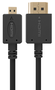 Gembird Cable HDMI de 3m con conectores HDMI Estándar a Micro HDMI Negro