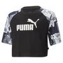Camiseta de Manga Corta Infantil Puma Ess+ Street Art Ragl Negro