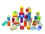 Ambitoys Bloques de Construccion de Madera 50 Piezas 18x18 cm Juego Didactico Andreutoys