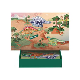 Juego Educativo Apli Kids Piezas Magneticas Dnosaurios 44 Pz