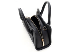 Vince Camuto Bolso Bergamo Negro Piel de Polivinilo Elegante y Práctico para Mujer