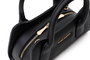 Vince Camuto Bolso Bergamo Negro Piel de Polivinilo Elegante y Práctico para Mujer