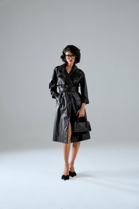 Vince Camuto Bolso Bergamo Negro Piel de Polivinilo Elegante y Práctico para Mujer