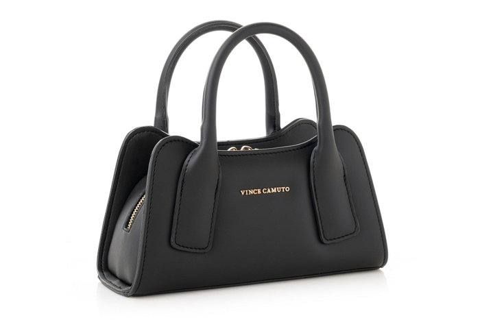 Vince Camuto Bolso Bergamo Negro Piel de Polivinilo Elegante y Práctico para Mujer