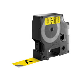 Dymo Cinta D1 Negro sobre Amarillo 19mm x 7m