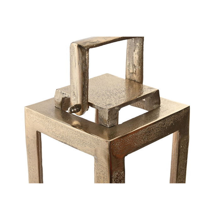 DKD Home Decor Farola Moderna Dorado Aluminio y Cristal DKD Home Decor Farola Moderna Dorado Aluminio y Cristal