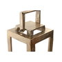 DKD Home Decor Farola Moderna Dorado Aluminio y Cristal