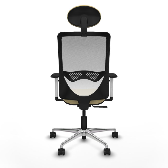 PIQUERAS Y CRESPO Silla de oficina Zulema con mecanismo Sincro, Crema y Blanco PIQUERAS Y CRESPO Silla de oficina Zulema con mecanismo Sincro, Crema y Blanco