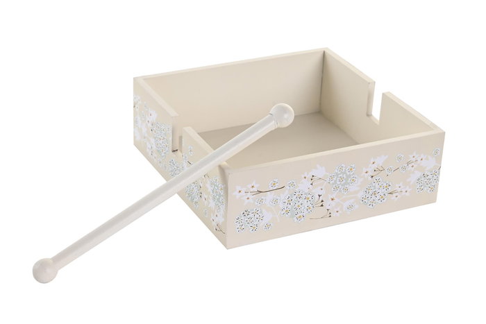 DKD Home Decor Set de 2 Servilleteros MDF y Metal IVY&DAISY 2022