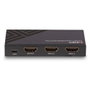 LINDY 38337 Selector/Conmutador HDMI 2.1 3 Puertos, 8K 60Hz, 48 Gbit/s, Negro, con Cable USB de Alimentación