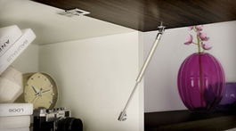 ITALIANA FERRAMENTA Compas K12 Ascendente Acabado Gris Fuerza 140N para Muebles