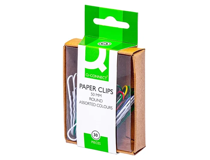 Q-connect Clips de 50 mm Colores Surtidos Q-connect Clips de 50 mm Colores Surtidos