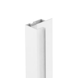 Herrajes ALK Tirador para perfil Kanda SP10, acabado Blanco Mate con inserción Plata Mate, longitud 2.60 metros