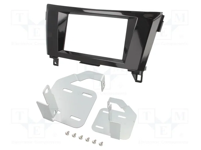 ACV Bastidor de montaje de radio 2 DIN para Nissan Qashqai (J11) y X-Trail, negro brillante ACV Bastidor de montaje de radio 2 DIN para Nissan Qashqai (J11) y X-Trail, negro brillante