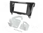 ACV Bastidor de montaje de radio 2 DIN para Nissan Qashqai (J11) y X-Trail, negro brillante