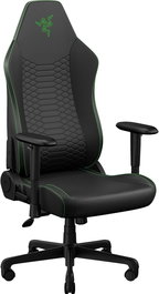 Razer Iskur V2 X NewGen - Silla Gamer Ergonómica con Cuero EPU CoolTouch - Soporte Lumbar - Base Ancha - Negro/Verde