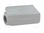 Harting Tapa superior HART M20 19200161540 con salida de cable lateral y diseño bajo