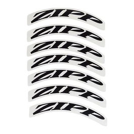 Zipp Kit Pegatinas Logo Rueda 808 Negro Mate Sin Bordes Para 1 Disco