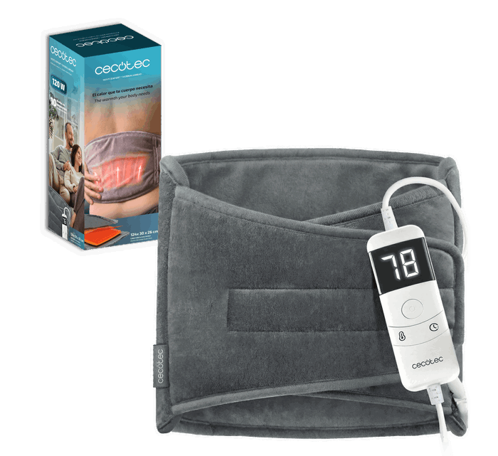 Cecotec HeatConfort ThermaLumbar Almohadilla Eléctrica Lumbar Cecotec HeatConfort ThermaLumbar Almohadilla Eléctrica Lumbar