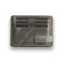 Zoozie Bags Cartera de Piel Auténtica Gris Hecha a Mano con 6 Fundas para Tarjetas, 2 para DNI, Funda para Billetes y Compartimento Secreto