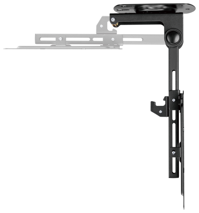 Aisens Soporte de Techo Giratorio y Plegable para Monitor/TV 19-43 Pulgadas, Negro