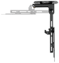 Aisens Soporte de Techo Giratorio y Plegable para Monitor/TV 19-43 Pulgadas, Negro