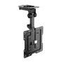 Aisens Soporte de Techo Giratorio y Plegable para Monitor/TV 19-43 Pulgadas, Negro