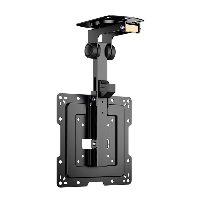 Aisens Soporte de Techo Giratorio y Plegable para Monitor/TV 19-43 Pulgadas, Negro
