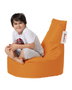 Atelier Del Sofa Saco de Judas para Jardín Puf Naranja Cómodo y Duradero Espuma de Poliestireno Reciclado Impermeable para Exterior Asiento Relax Máx. 200kg