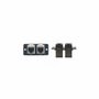 Kramer Electronics W4545(B) Placa de pared y cubierta de interruptor Negro con 2 enchufes RJ-45