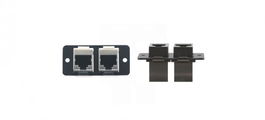 Kramer Electronics W4545(B) Placa de Pared y Cubierta de Interruptor, Negro, RJ-45