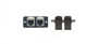 Kramer Electronics W4545(B) Placa de pared y cubierta de interruptor Negro con 2 enchufes RJ-45