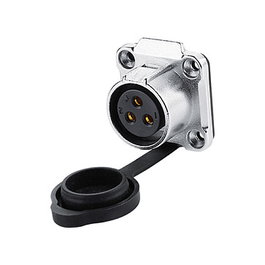 GoodConnections S1 - Power 3-Pin M20 Industrie-Kupplung, Conector Industrial Macho 3 Polos con Rosca M20