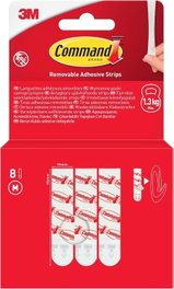 3M Tiras Command Adhesivas Uso General Medianas (8 Tiras)