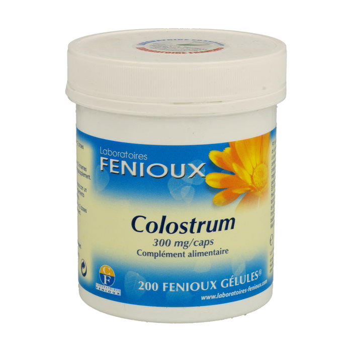 FENIOUX Calostrum 300mg 200 cápsulas FENIOUX Calostrum 300mg 200 cápsulas