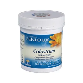 FENIOUX Calostrum 300Mg. 200Cap. Calostro en Cápsulas para Nutrición Esencial