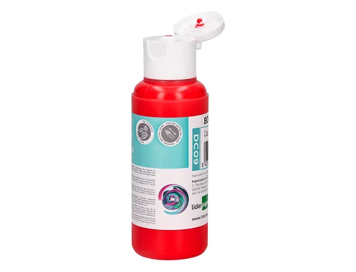 Liderpapel Pintura acrílica Rojo 80 ml Liderpapel Pintura acrílica Rojo 80 ml