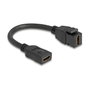 DeLOCK 90685 Cable HDMI Hembra a Hembra 8K 60 Hz Negro