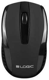 Logic LM-31W Ratón óptico inalámbrico negro