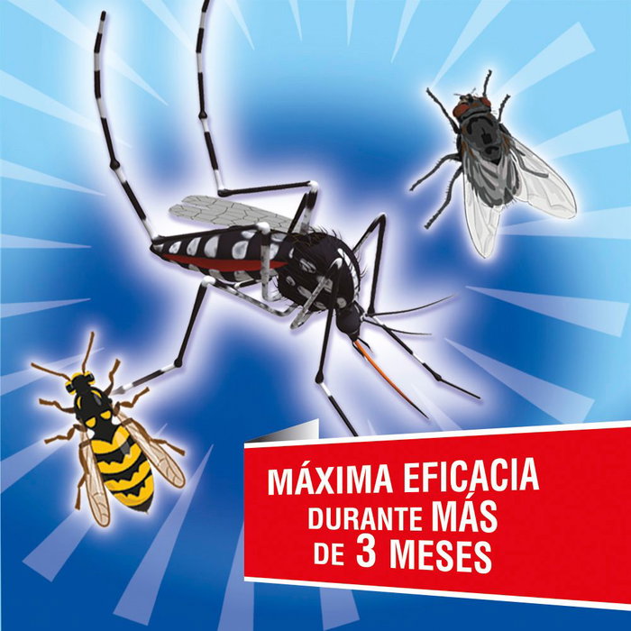 Flower FIN Mosquito Tigre LPD+ Insecticida Concentrado de Choque, Control Avispas Moscas y Mosquitos, 1010 ml