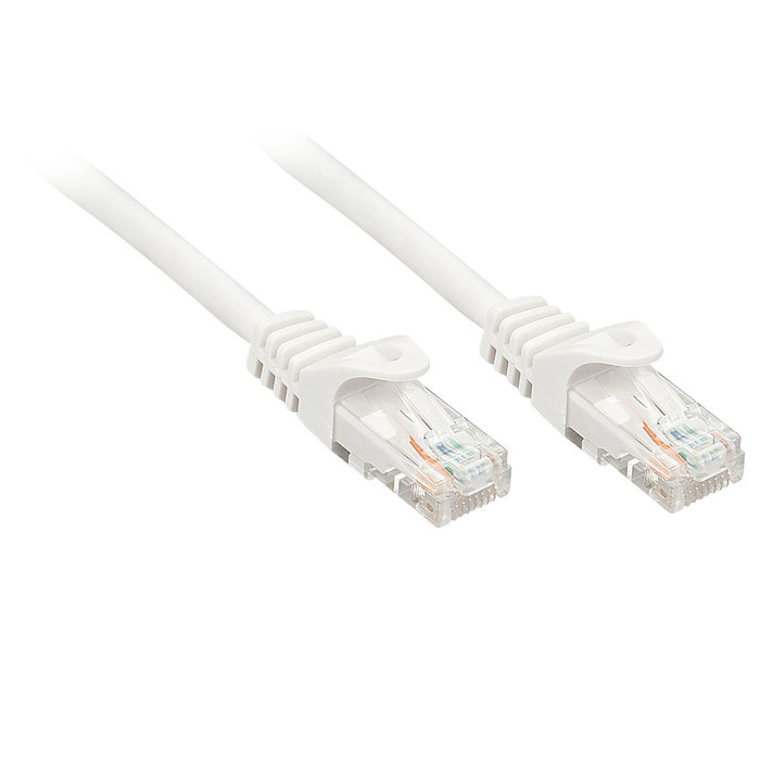 Lindy 48203 Cable de Red Cat6 U/UTP Blanco 2 m