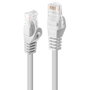 Lindy 48203 Cable de Red Cat6 U/UTP Blanco 2 m