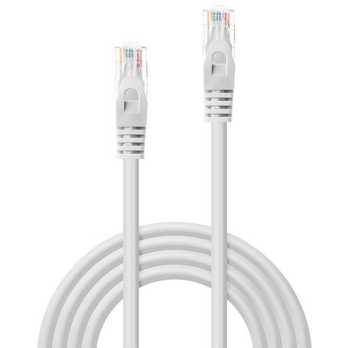 Lindy 48203 Cable de Red Cat6 U/UTP Blanco 2 m