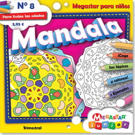 MEGASTAR EDITORIAL Mandala Junior Colorea y Disfruta 08