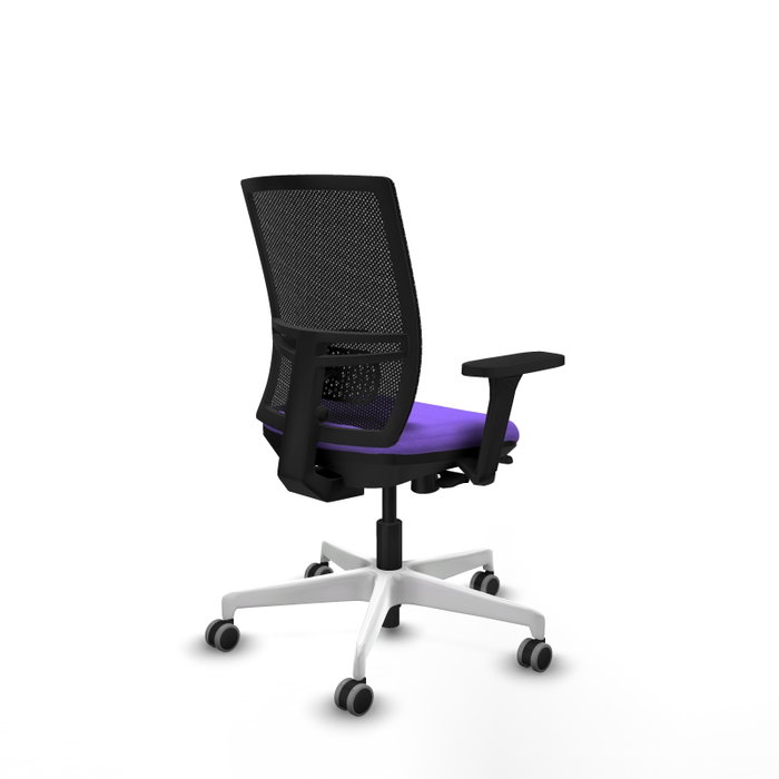 PIQUERAS Y CRESPO Silla de oficina Yunquera con mecanismo Sincro/Traslack, Lila y Negro PIQUERAS Y CRESPO Silla de oficina Yunquera con mecanismo Sincro/Traslack, Lila y Negro